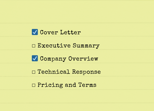 Components of a successful RFP response